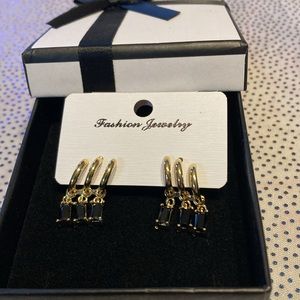 Beautiful Cubic Zirconia Drop Earrings